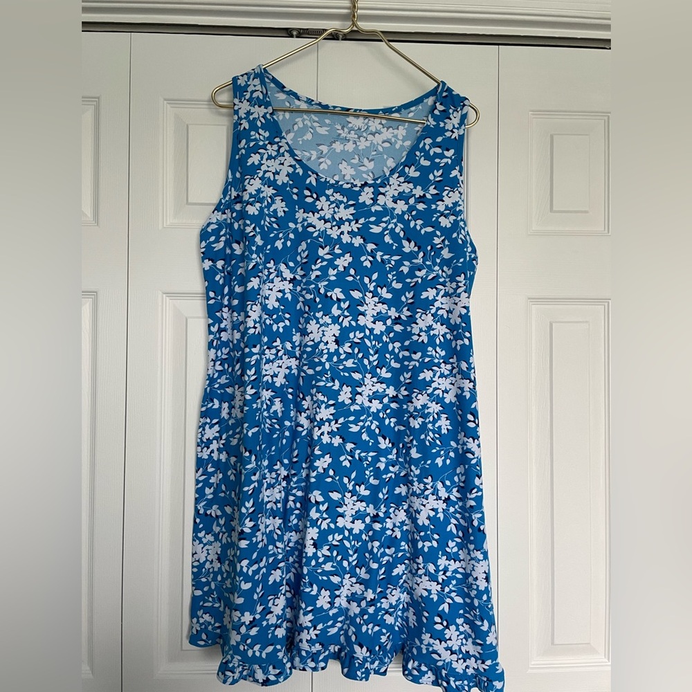Draper James ruffle nightshirt, L/XL